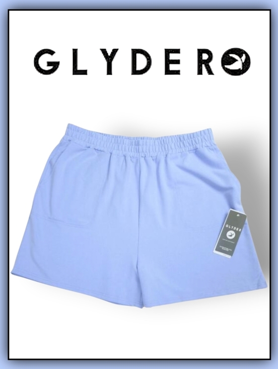 Glyder Pants - NEW Glyder Oversized Cotton Blend Shorts Lilac 2X